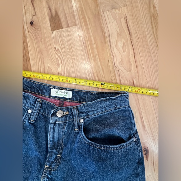 Wrangler Flannel- lined jeans. Womens 8 - Picture 8 of 12